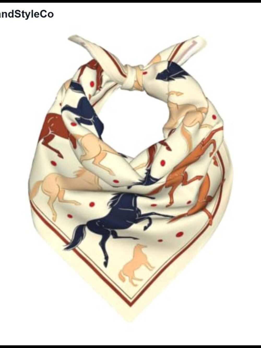 Women's Satin Square Scarf 22x22 Polyester Bandana Headband Neck Wrap